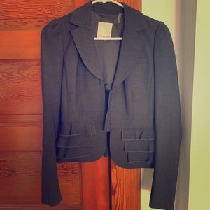 Rebecca Taylor Gray Blazer Size 0